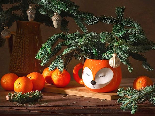 Tangerine Fox Still-Life puzzle game 