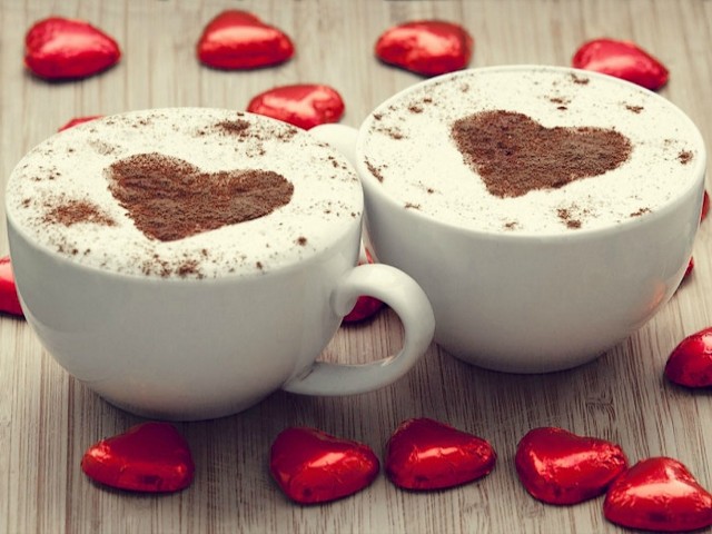 Valentines Day Cappuccino Cups - Two cups of warm and aromatic cappuccino for Valentine's Day, decorated with chocolate powder in shape of heart, using a template of cardboard and small sweets as chocolate hearts. Cappuccino is an Italian coffee drink that is traditionally prepared with espresso, hot milk and a milk foam, which creates a lovely mood in the beginning of the workday or during the holidays. - , Valentines, day, days, cappuccino, cups, cup, food, foods, holidays, holiday, warm, aromatic, cappuccino, chocolate, powder, shape, shapes, heart, hearts, template, templates, cardboard, sweets, sweet, chocolate, Italian, coffee, drink, drinks, traditionally, espresso, hot, milk, foam, lovely, mood, workday, workdays - Two cups of warm and aromatic cappuccino for Valentine's Day, decorated with chocolate powder in shape of heart, using a template of cardboard and small sweets as chocolate hearts. Cappuccino is an Italian coffee drink that is traditionally prepared with espresso, hot milk and a milk foam, which creates a lovely mood in the beginning of the workday or during the holidays. Решайте бесплатные онлайн Valentines Day Cappuccino Cups пазлы игры или отправьте Valentines Day Cappuccino Cups пазл игру приветственную открытку  из puzzles-games.eu.. Valentines Day Cappuccino Cups пазл, пазлы, пазлы игры, puzzles-games.eu, пазл игры, онлайн пазл игры, игры пазлы бесплатно, бесплатно онлайн пазл игры, Valentines Day Cappuccino Cups бесплатно пазл игра, Valentines Day Cappuccino Cups онлайн пазл игра , jigsaw puzzles, Valentines Day Cappuccino Cups jigsaw puzzle, jigsaw puzzle games, jigsaw puzzles games, Valentines Day Cappuccino Cups пазл игра открытка, пазлы игры открытки, Valentines Day Cappuccino Cups пазл игра приветственная открытка