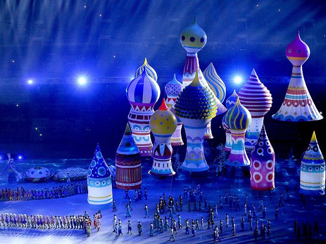 2014 Winter Olympics Opening Ceremony Sochi Russia Helium Domes - Large helium inflatables domes which create the elements of St. Basil's Cathedral, rise above the the Fisht Olympic Stadium during the Opening Ceremony of the 2014 Winter Olympics in Sochi, Russia, on February 7, 2014. - , 2014, Winter, Olympics, Opening, Ceremony, Sochi, Russia, helium, domes, dome, show, shows, sport, sports, large, inflatables, elements, element, St.Basil, St., Basil, cathedral, cathedrals, Fisht, Olympic, stadium, stadiums, February - Large helium inflatables domes which create the elements of St. Basil's Cathedral, rise above the the Fisht Olympic Stadium during the Opening Ceremony of the 2014 Winter Olympics in Sochi, Russia, on February 7, 2014. Solve free online 2014 Winter Olympics Opening Ceremony Sochi Russia Helium Domes puzzle games or send 2014 Winter Olympics Opening Ceremony Sochi Russia Helium Domes puzzle game greeting ecards  from puzzles-games.eu.. 2014 Winter Olympics Opening Ceremony Sochi Russia Helium Domes puzzle, puzzles, puzzles games, puzzles-games.eu, puzzle games, online puzzle games, free puzzle games, free online puzzle games, 2014 Winter Olympics Opening Ceremony Sochi Russia Helium Domes free puzzle game, 2014 Winter Olympics Opening Ceremony Sochi Russia Helium Domes online puzzle game, jigsaw puzzles, 2014 Winter Olympics Opening Ceremony Sochi Russia Helium Domes jigsaw puzzle, jigsaw puzzle games, jigsaw puzzles games, 2014 Winter Olympics Opening Ceremony Sochi Russia Helium Domes puzzle game ecard, puzzles games ecards, 2014 Winter Olympics Opening Ceremony Sochi Russia Helium Domes puzzle game greeting ecard