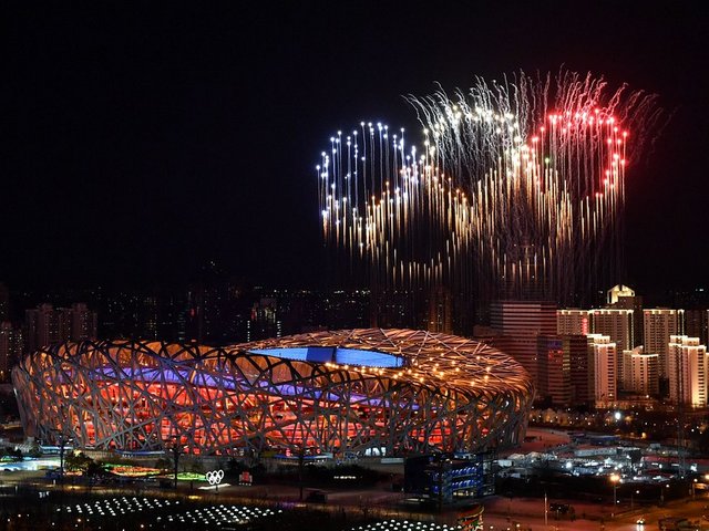 2022 Winter Olympic Games Fireworks Olympic Rings - Fireworks in shape of Olympic rings illuminate the night sky during the opening ceremony of the Winter Olympic Games at the National Stadium in Beijing, China, 2022. - , 2022, winter, Olympic, games, game, fireworks, firework, rings, ring, show, shows, opening, ceremony, ceremonies, National, stadium, stadiums, Beijing, China - Fireworks in shape of Olympic rings illuminate the night sky during the opening ceremony of the Winter Olympic Games at the National Stadium in Beijing, China, 2022. Lösen Sie kostenlose 2022 Winter Olympic Games Fireworks Olympic Rings Online Puzzle Spiele oder senden Sie 2022 Winter Olympic Games Fireworks Olympic Rings Puzzle Spiel Gruß ecards  from puzzles-games.eu.. 2022 Winter Olympic Games Fireworks Olympic Rings puzzle, Rätsel, puzzles, Puzzle Spiele, puzzles-games.eu, puzzle games, Online Puzzle Spiele, kostenlose Puzzle Spiele, kostenlose Online Puzzle Spiele, 2022 Winter Olympic Games Fireworks Olympic Rings kostenlose Puzzle Spiel, 2022 Winter Olympic Games Fireworks Olympic Rings Online Puzzle Spiel, jigsaw puzzles, 2022 Winter Olympic Games Fireworks Olympic Rings jigsaw puzzle, jigsaw puzzle games, jigsaw puzzles games, 2022 Winter Olympic Games Fireworks Olympic Rings Puzzle Spiel ecard, Puzzles Spiele ecards, 2022 Winter Olympic Games Fireworks Olympic Rings Puzzle Spiel Gruß ecards