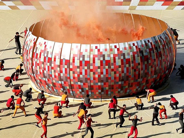 World Cup 2010 Replica of Soccer City Stadium - T.K.Zee perform their hit song Ngalangatha on a backgroud of a replica of the Soccer City stadium used as a mini bubbling calabash, a traditional African cooking bowl, during the Opening ceremony of the 2010 FIFA World Cup in Johannesburg, South Africa (June 11). - , World, Cup, 2010, replica, replicas, Soccer, City, stadium, stadiums, show, shows, performance, performances, sport, sports, tournament, tournaments, qualification, qualifiations, ceremony, ceremonies, match, matches, T.K.Zee, hit, song, songs, Ngalangatha, mini, bubbling, calabash, calabashes, cooking, bowl, bowls, Opening, FIFA, Johannesburg, South, Africa - T.K.Zee perform their hit song Ngalangatha on a backgroud of a replica of the Soccer City stadium used as a mini bubbling calabash, a traditional African cooking bowl, during the Opening ceremony of the 2010 FIFA World Cup in Johannesburg, South Africa (June 11). Solve free online World Cup 2010 Replica of Soccer City Stadium puzzle games or send World Cup 2010 Replica of Soccer City Stadium puzzle game greeting ecards  from puzzles-games.eu.. World Cup 2010 Replica of Soccer City Stadium puzzle, puzzles, puzzles games, puzzles-games.eu, puzzle games, online puzzle games, free puzzle games, free online puzzle games, World Cup 2010 Replica of Soccer City Stadium free puzzle game, World Cup 2010 Replica of Soccer City Stadium online puzzle game, jigsaw puzzles, World Cup 2010 Replica of Soccer City Stadium jigsaw puzzle, jigsaw puzzle games, jigsaw puzzles games, World Cup 2010 Replica of Soccer City Stadium puzzle game ecard, puzzles games ecards, World Cup 2010 Replica of Soccer City Stadium puzzle game greeting ecard