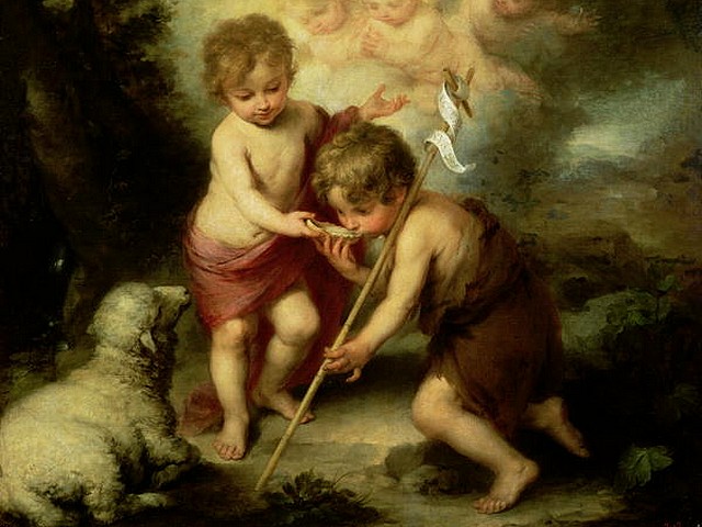 Christmas Card Infant Jesus and John the Baptist Bartolome Esteban Murillo - Christmas card with 'Infant Jesus and John the Baptist' (1600-s, Prado Museum, Madrid, Spain), by Bartolome Esteban Perez Murillo (1618-1682), a Spanish painter of Baroque, best known for his religious works and realistic portraits of  contemporary women and children. - , Christmas, card, cards, infant, infants, Jesus, John, Baptist, Bartolome, Esteban, Murillo, holidays, holiday, festival, festivals, celebrations, celebration, Christianity, Christ, birthday, birthdays, nativity, adoration, art, arts, painter, painters, artist, artists, 1600, Prado, Museum, museums, Madrid, Spain, Perez, 1618-1682, Spanish, Baroque, religious, works, work, realistic, portraits, portrait, contemporary, women, woman, children, child - Christmas card with 'Infant Jesus and John the Baptist' (1600-s, Prado Museum, Madrid, Spain), by Bartolome Esteban Perez Murillo (1618-1682), a Spanish painter of Baroque, best known for his religious works and realistic portraits of  contemporary women and children. Solve free online Christmas Card Infant Jesus and John the Baptist Bartolome Esteban Murillo puzzle games or send Christmas Card Infant Jesus and John the Baptist Bartolome Esteban Murillo puzzle game greeting ecards  from puzzles-games.eu.. Christmas Card Infant Jesus and John the Baptist Bartolome Esteban Murillo puzzle, puzzles, puzzles games, puzzles-games.eu, puzzle games, online puzzle games, free puzzle games, free online puzzle games, Christmas Card Infant Jesus and John the Baptist Bartolome Esteban Murillo free puzzle game, Christmas Card Infant Jesus and John the Baptist Bartolome Esteban Murillo online puzzle game, jigsaw puzzles, Christmas Card Infant Jesus and John the Baptist Bartolome Esteban Murillo jigsaw puzzle, jigsaw puzzle games, jigsaw puzzles games, Christmas Card Infant Jesus and John the Baptist Bartolome Esteban Murillo puzzle game ecard, puzzles games ecards, Christmas Card Infant Jesus and John the Baptist Bartolome Esteban Murillo puzzle game greeting ecard