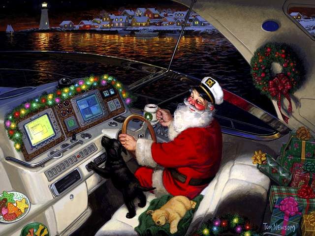Christmas Eve Santa Claus with Boat by Tom Newsom - Santa Claus with boat, in the Christmas Eve, on his way to deliver gifts to good children, a drawing by Tom Newsom, a contemporary American painter and illustrator. - , Christmas, Eve, Santa, Claus, boat, boats, Tom, Newsom, holiday, holidays, art, arts, cartoons, cartoon, feast, feasts, party, parties, festivity, festivities, celebration, celebrations, seasons, season, way, ways, gifts, gift, good, children, child, drawing, drawings, contemporary, American, painter, painters, illustrator, illustrators - Santa Claus with boat, in the Christmas Eve, on his way to deliver gifts to good children, a drawing by Tom Newsom, a contemporary American painter and illustrator. Lösen Sie kostenlose Christmas Eve Santa Claus with Boat by Tom Newsom Online Puzzle Spiele oder senden Sie Christmas Eve Santa Claus with Boat by Tom Newsom Puzzle Spiel Gruß ecards  from puzzles-games.eu.. Christmas Eve Santa Claus with Boat by Tom Newsom puzzle, Rätsel, puzzles, Puzzle Spiele, puzzles-games.eu, puzzle games, Online Puzzle Spiele, kostenlose Puzzle Spiele, kostenlose Online Puzzle Spiele, Christmas Eve Santa Claus with Boat by Tom Newsom kostenlose Puzzle Spiel, Christmas Eve Santa Claus with Boat by Tom Newsom Online Puzzle Spiel, jigsaw puzzles, Christmas Eve Santa Claus with Boat by Tom Newsom jigsaw puzzle, jigsaw puzzle games, jigsaw puzzles games, Christmas Eve Santa Claus with Boat by Tom Newsom Puzzle Spiel ecard, Puzzles Spiele ecards, Christmas Eve Santa Claus with Boat by Tom Newsom Puzzle Spiel Gruß ecards
