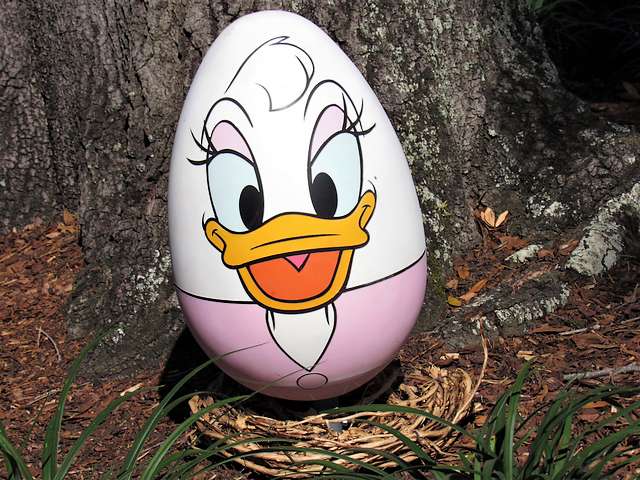 Easter Egg Daisy Duck Puzzle Spiel 