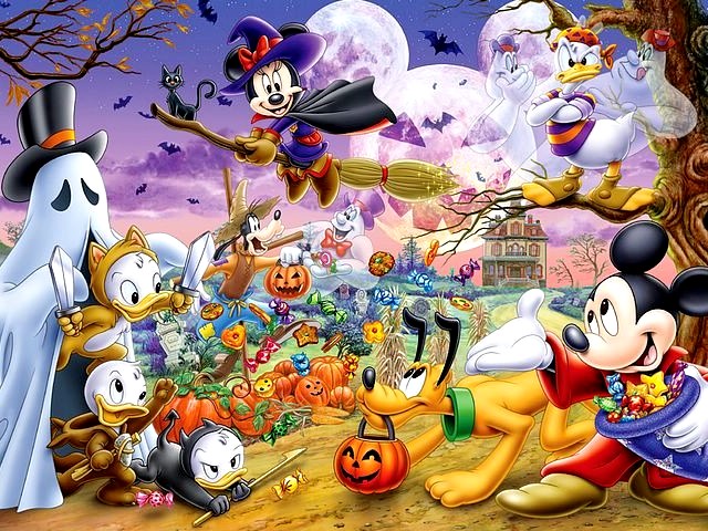 Halloween Disney Party Wallpaper - A wallpaper of Disney Halloween party with amusing costumes of ghosts, vampires and monsters. - , Halloween, Disney, party, parties, wallpaper, wallpapers, holidays, holiday, party, parties, feast, feasts, festival, festivals, festivity, festivities, amusing, costumes, costume, ghosts, ghost, vampires, vampire, s - A wallpaper of Disney Halloween party with amusing costumes of ghosts, vampires and monsters. Solve free online Halloween Disney Party Wallpaper puzzle games or send Halloween Disney Party Wallpaper puzzle game greeting ecards  from puzzles-games.eu.. Halloween Disney Party Wallpaper puzzle, puzzles, puzzles games, puzzles-games.eu, puzzle games, online puzzle games, free puzzle games, free online puzzle games, Halloween Disney Party Wallpaper free puzzle game, Halloween Disney Party Wallpaper online puzzle game, jigsaw puzzles, Halloween Disney Party Wallpaper jigsaw puzzle, jigsaw puzzle games, jigsaw puzzles games, Halloween Disney Party Wallpaper puzzle game ecard, puzzles games ecards, Halloween Disney Party Wallpaper puzzle game greeting ecard