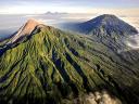 Volcano Indonesia Mount Merapi Aerial View