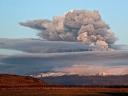 Volcano Smoke Billows Eyjafjallajokull Iceland