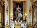 Buckingham Palace White Drawing Room painting of Queen Alexandra London England
