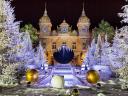 Christmas Decorations of Casino Monte Carlo in Monaco