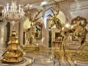 Golden Christmas Decoration at Four Seasons Hotel George V Paris