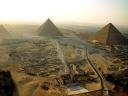 Great Pyramids of Giza Aerial View Cairo Egypt