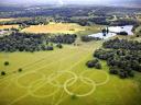 Olympic Rings in Richmond Park London England
