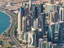 Skyline of Doha Qatar