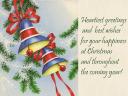 Christmas Heartiest Greetings Vintage Postcard