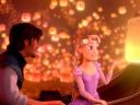 Disney Tangled Rapunzel and Eugene on Romantic Boat Ride