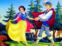 Disney Valentines Day Snow White and Prince Wallpaper