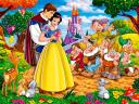 Disney Valentines Day Snow White and the Seven Dwarfs Wallpaper