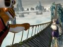 Kung Fu Panda Tigress meets Tai Lung on Rope Bridge