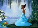 Tiana and Prince Naveen Princess and the Frog Wallpaper