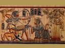 Tutankhamun Scene with Hunting on Birds Wallpaper