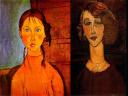 Amedeo Modigliani Girl with Braids and Lalotte