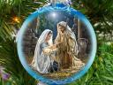 Christmas Ornament with Nativity Scene