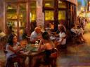 Golden Evening in Tossa de Mar by Vladimir Volegov