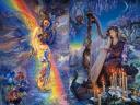 Iris Keeper of the Rainbow and Minervas Melody by Josephine Wall