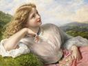 Spring Fascination The Song of the Lark by Sophie Anderson
