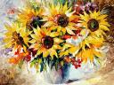 Sunflowers by Leonid Afremov