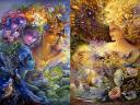 The Three Graces and Crystal of Enchantment by Josephine Wall