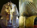 Tutankhamun Golden Burial Mask Museum of Antiquities in Cairo Egypt