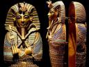 Tutankhamun Golden Coffin for Viscera Melbourne Museum Victoria Australia