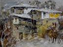 Winter Landscape by Vesko Radulov Bulgarian Fine Art
