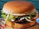 Fast Food Hamburger Sandwich