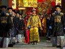 Actor as Qing Dynasty Emperor at Temple of Earth Ditan Park in Beijing China