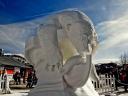 Last Iceberg Budweiser Snow Sculpture Competition in Breckenridge Colorado