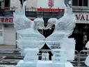 Love Ice Sculpture Ekimae-dori Susukino Sapporo Hokkaido Japan