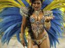 Rio Carnival Brazil 2011 Dancer from Vila Isabel Samba School