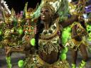 Rio Carnival Brazil 2011 Dancers from Imperatriz Leopoldinense Samba School