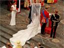 Royal Wedding England Michael Middleton lifted Bridal Veil of Kate at Westminster Abbey London
