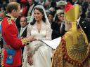 Royal Wedding England Prince William and Catherine Middleton exchanging Rings at Westminster Abbey London