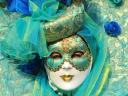 Venetian Carnival Costume in Blue