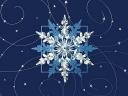 Christmas Card with Snowflake