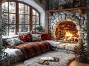 Cozy Cabin Interior