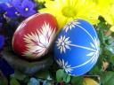 Easter Straw Eggs Slovak Folk Art