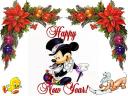 Happy New Year Mickey Mouse Wallpaper
