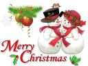 Merry Christmas by Ruth Morehead Greeting Card