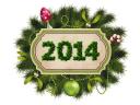 New Year 2014 Greeting Card