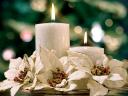 New Year Luxurious White Candles